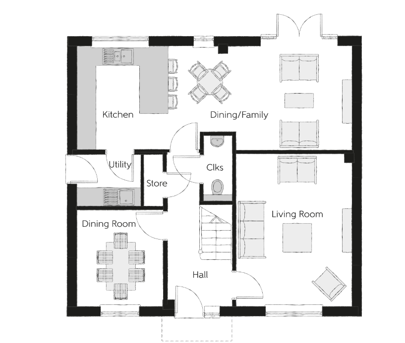 'The Goldsmith', Sapphire Fields, Great Dunmow floorplan