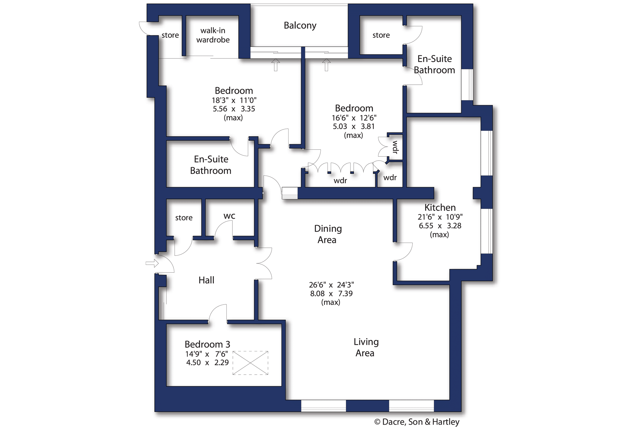 14 Hampton Court,, Grove Road, West Yorkshire floorplan