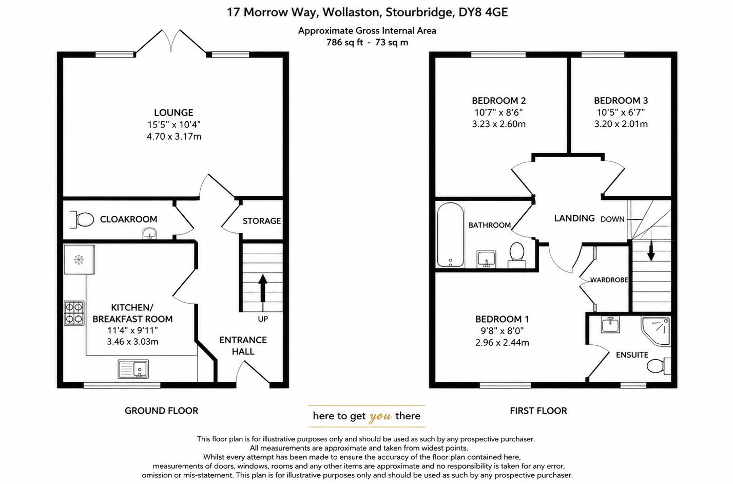 17, Morrow Way, Stourbridge floorplan