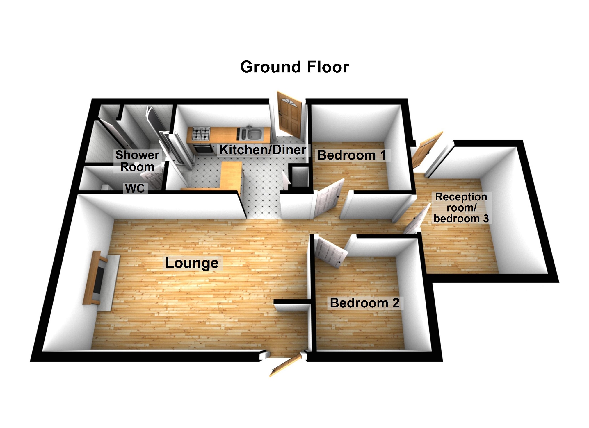 4, Greenfield Road, Ammanford floorplan