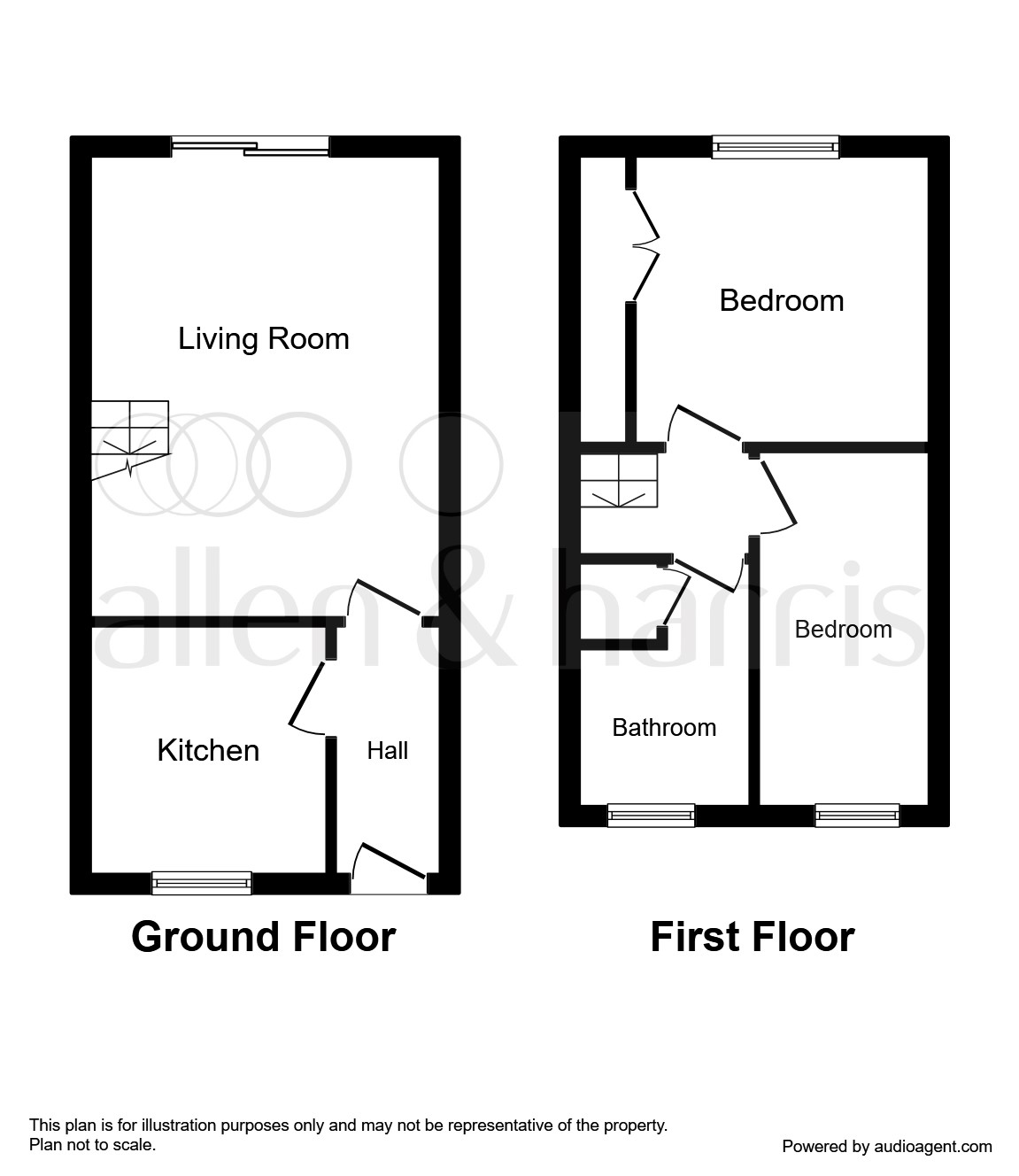 2 Bedrooms Terraced house for sale in Targe Wynd, Stirling FK7