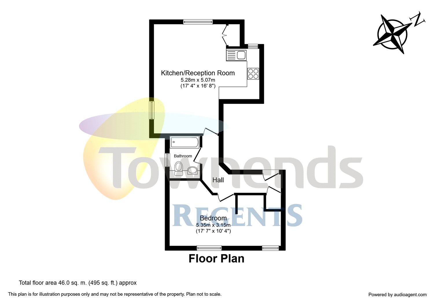 1 Bedrooms Flat for sale in Osborne Road, Egham, Surrey TW20