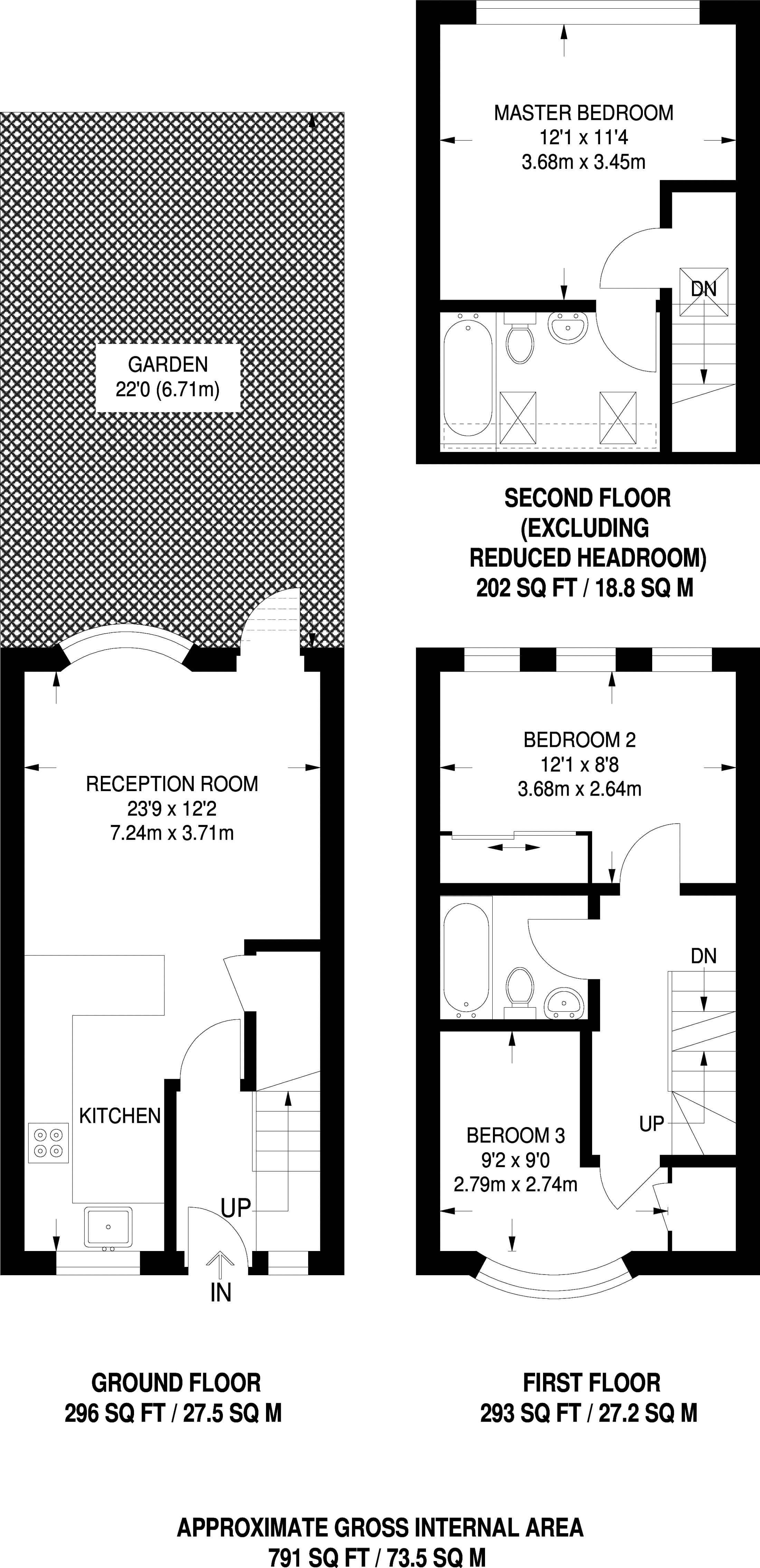 3 Bedrooms  to rent in George Square, Morden Park SW19