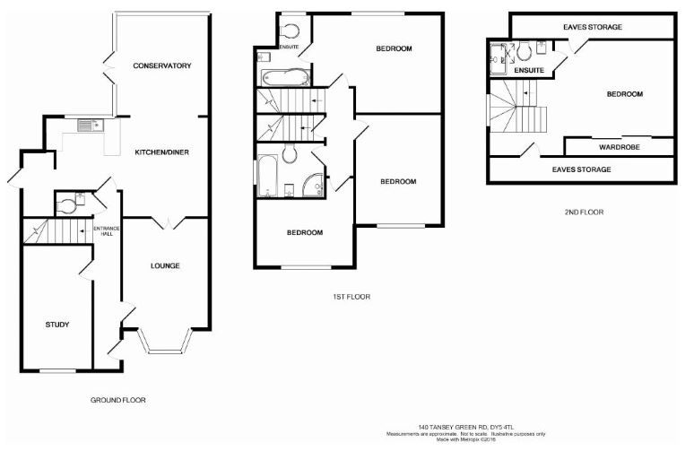 140, Tansey Green Road, Brierley Hill floorplan