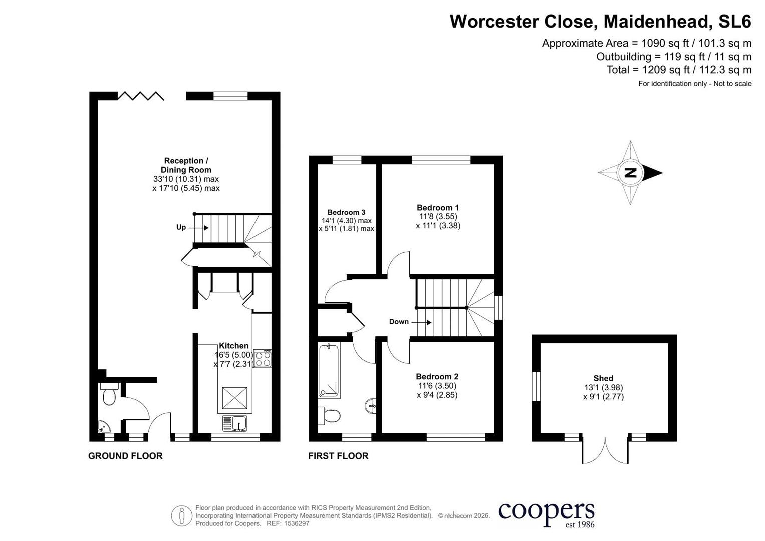 Worcester Close, Maidenhead floorplan