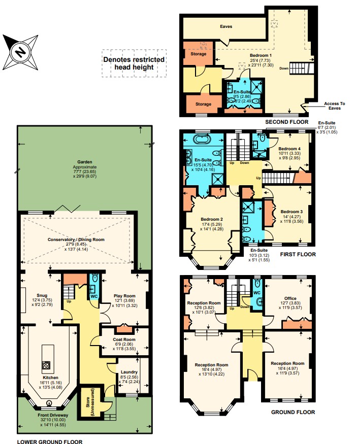 12, Muswell Avenue, London floorplan