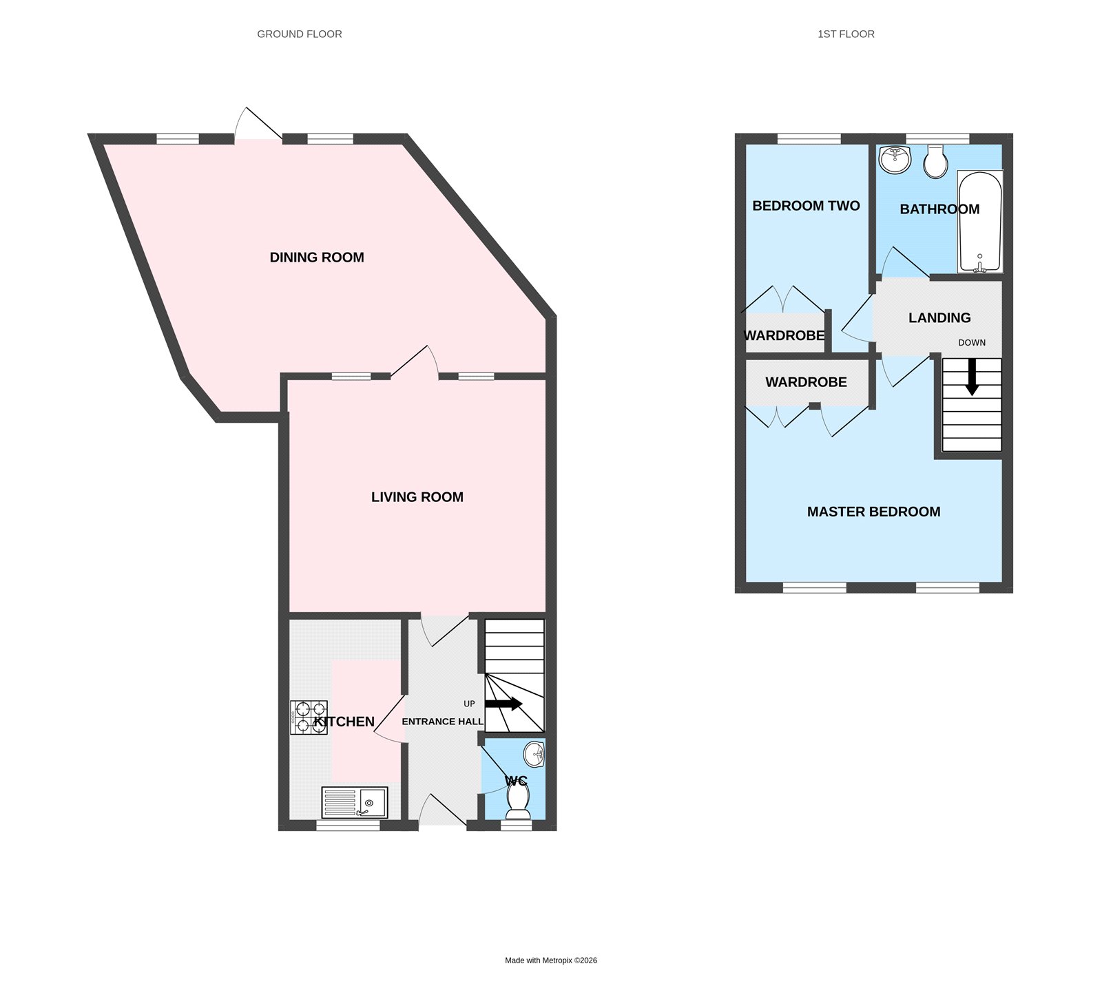 Malvern Gardens, Wolverhampton floorplan