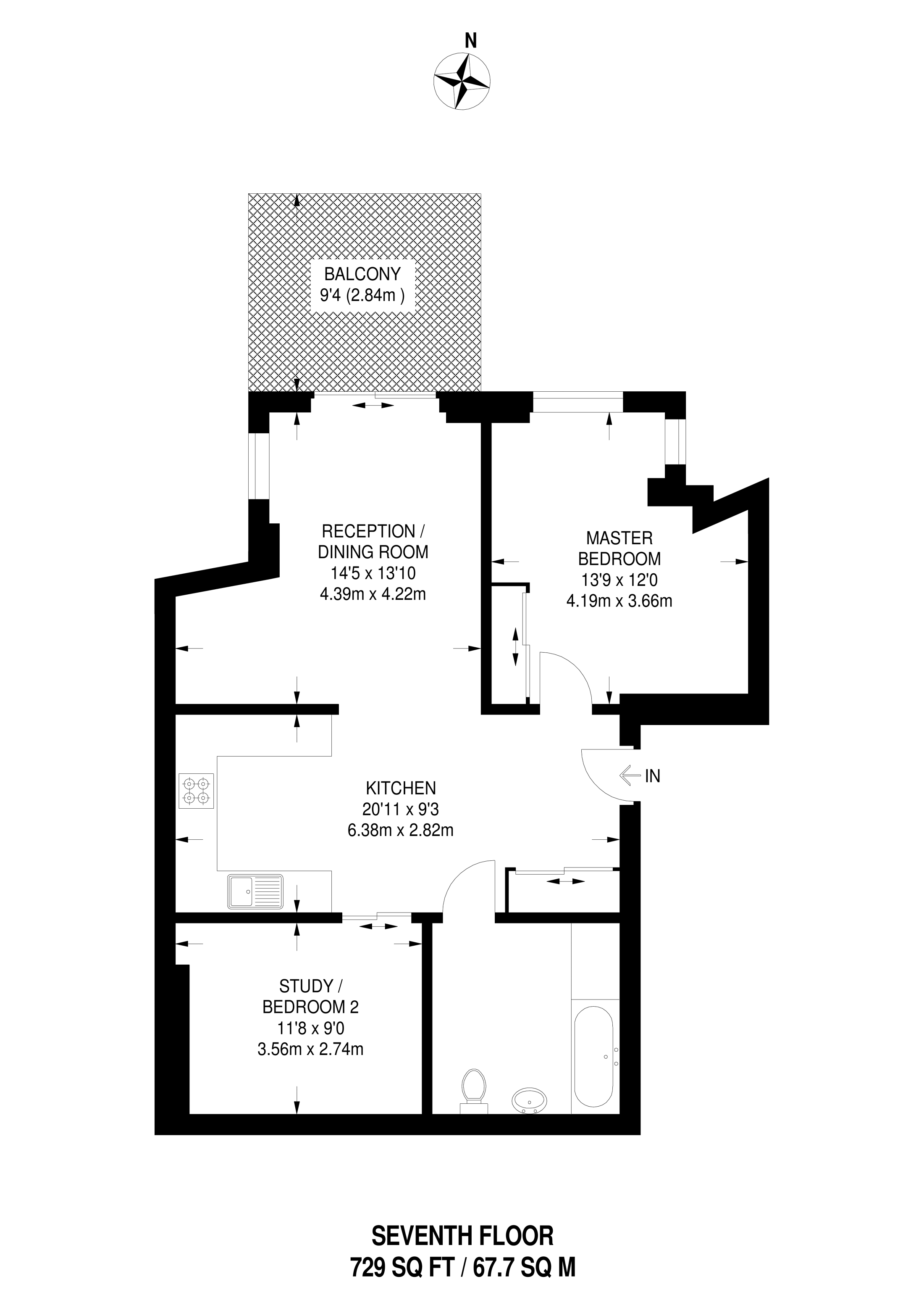 1 Bedrooms Flat to rent in Embassy Gardens, Nine Elms SW8