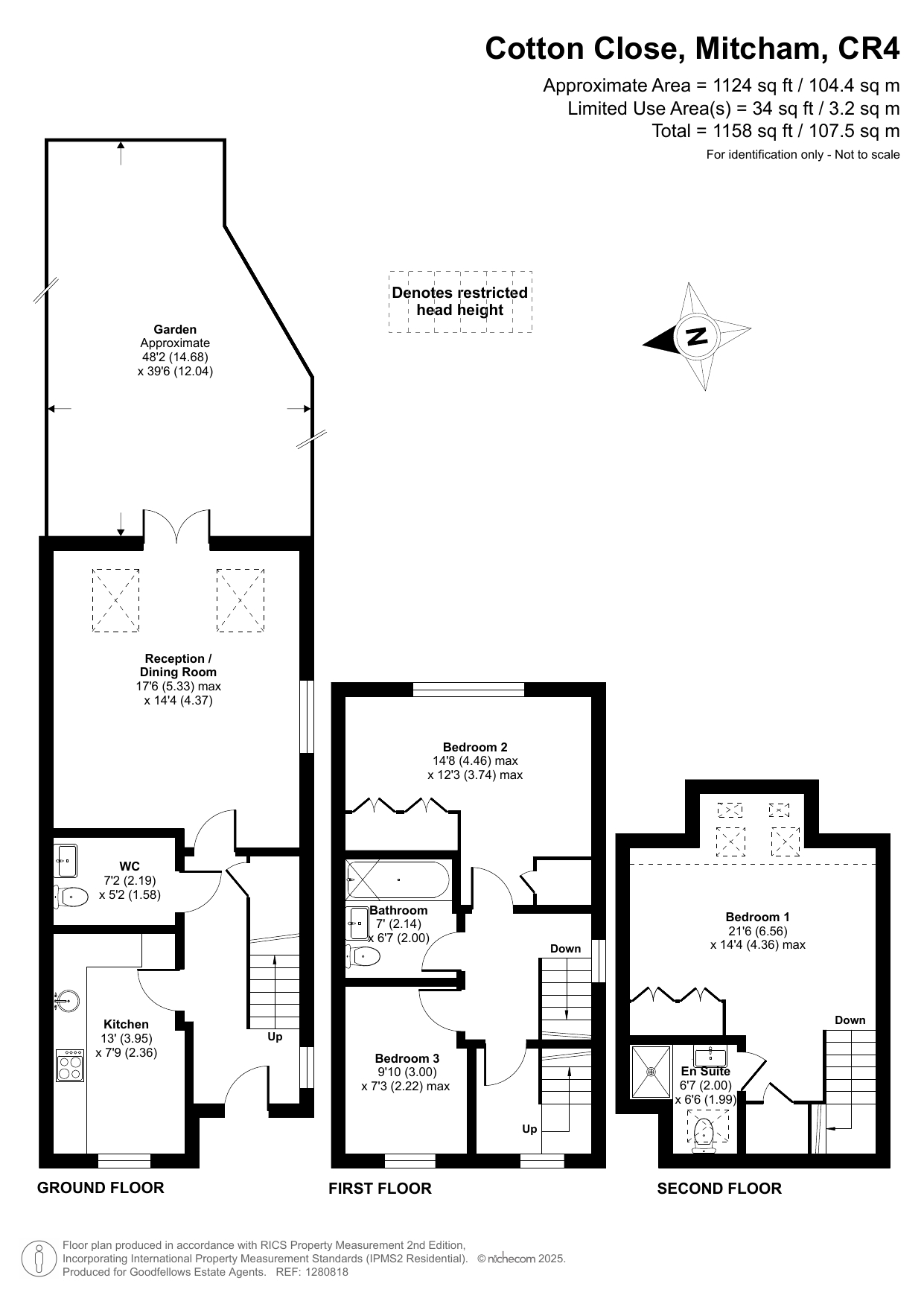 Cotton Close, Mitcham floorplan