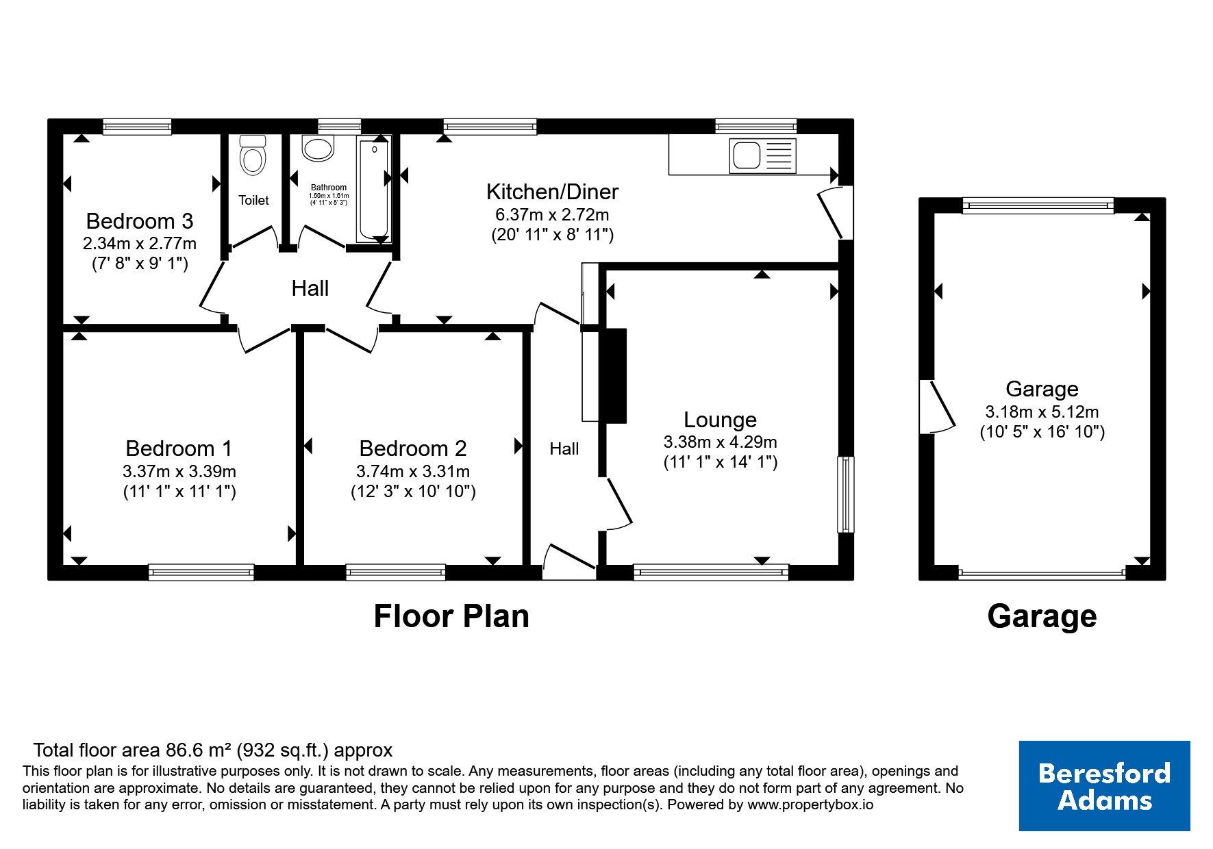 Afallon,, Caergeiliog, Caergeiliog floorplan