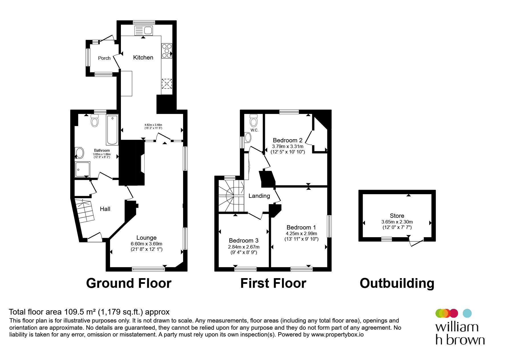Cottage Number Two, Home Place, Holt floorplan