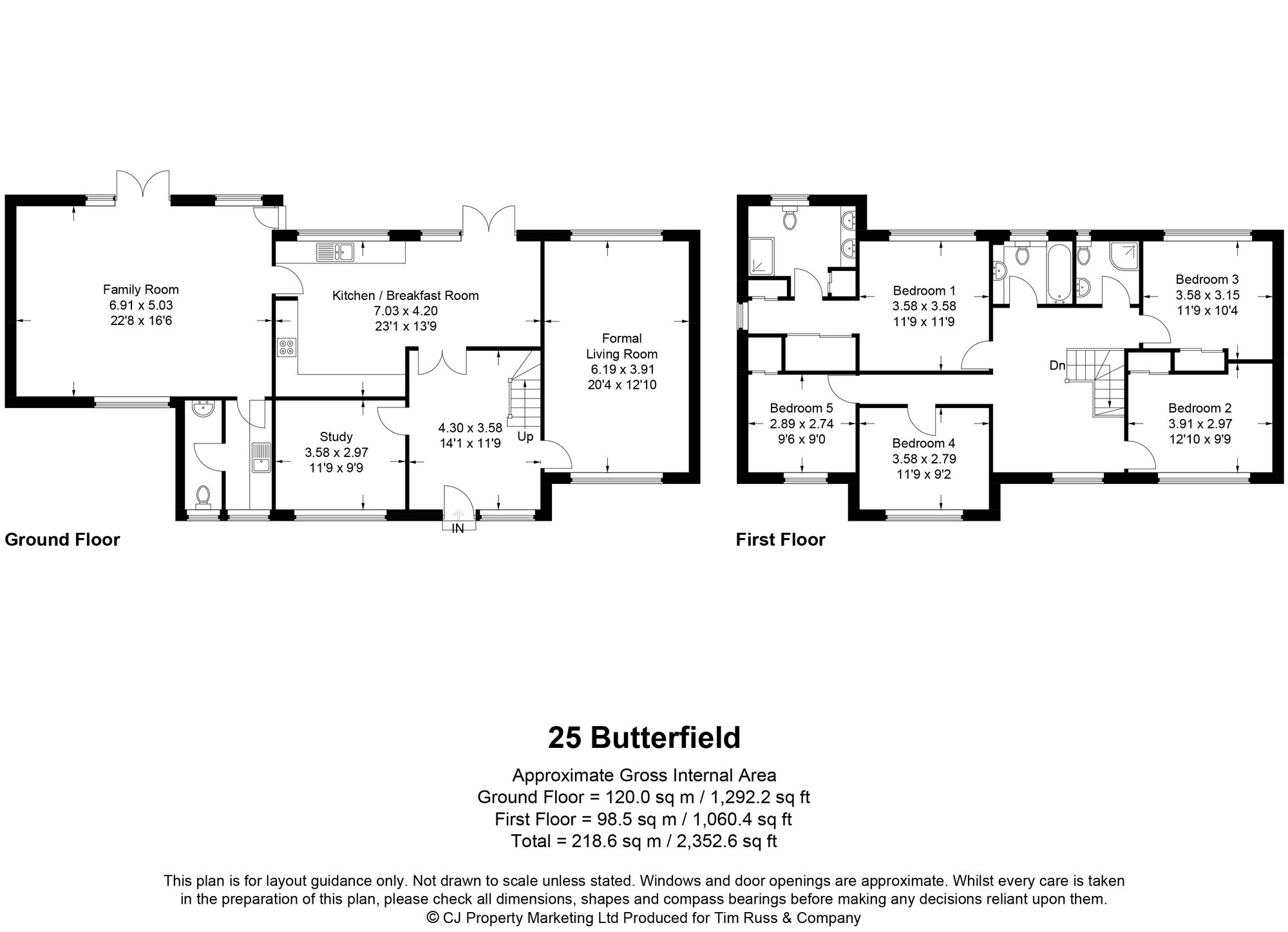 25 Butterfield, High Wycombe floorplan