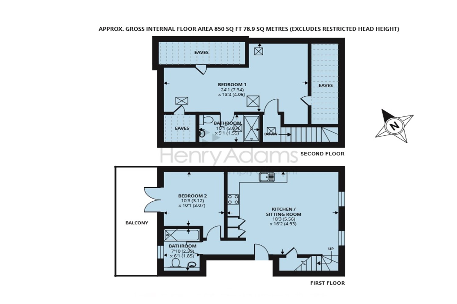 6, Portland Yard, Bishopric, Horsham floorplan
