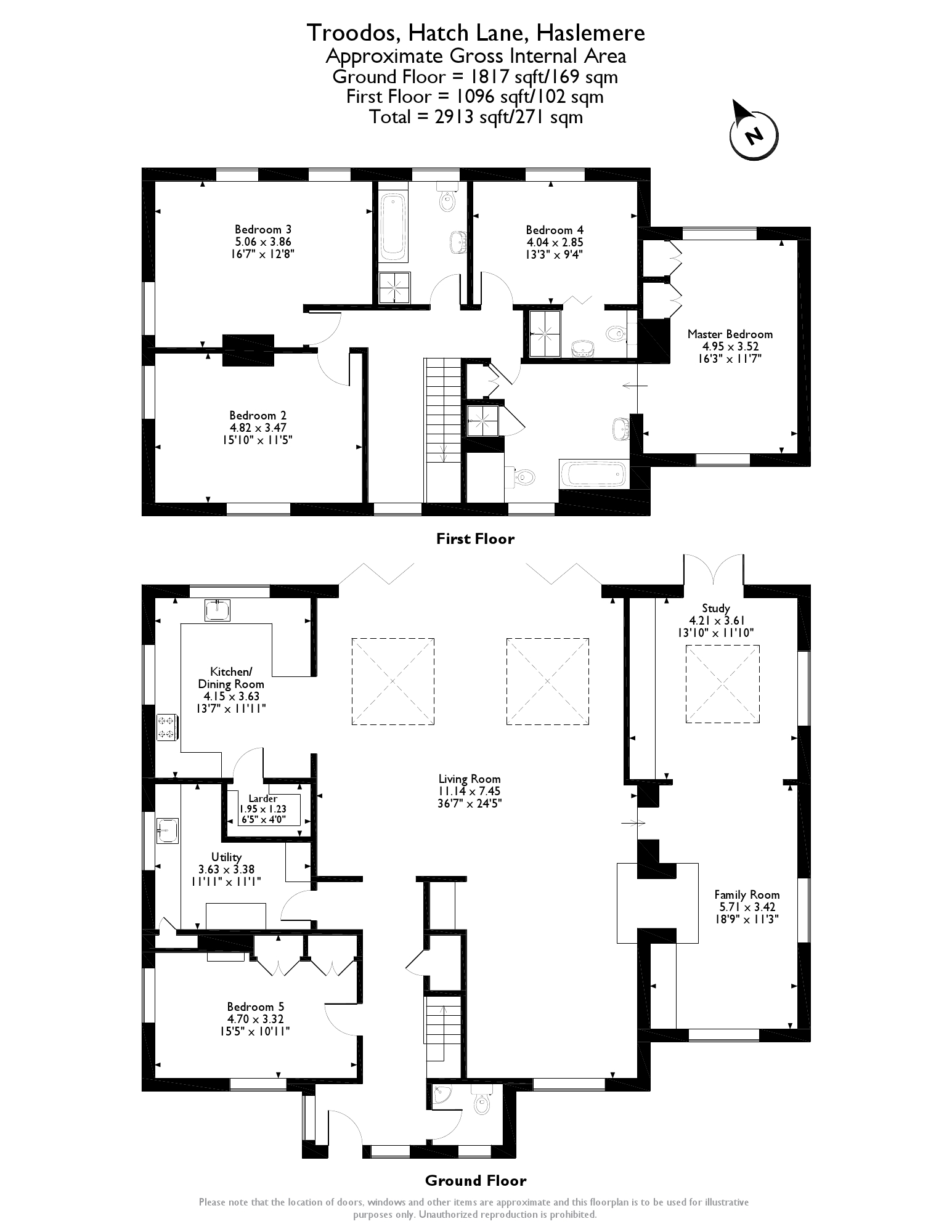 5 Bedrooms  for sale in Hatch Lane, Haslemere GU27