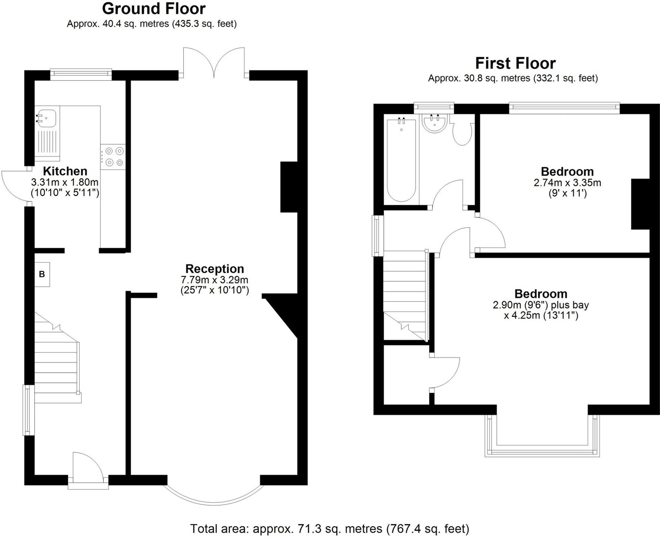 108, Downing Road, Dagenham floorplan