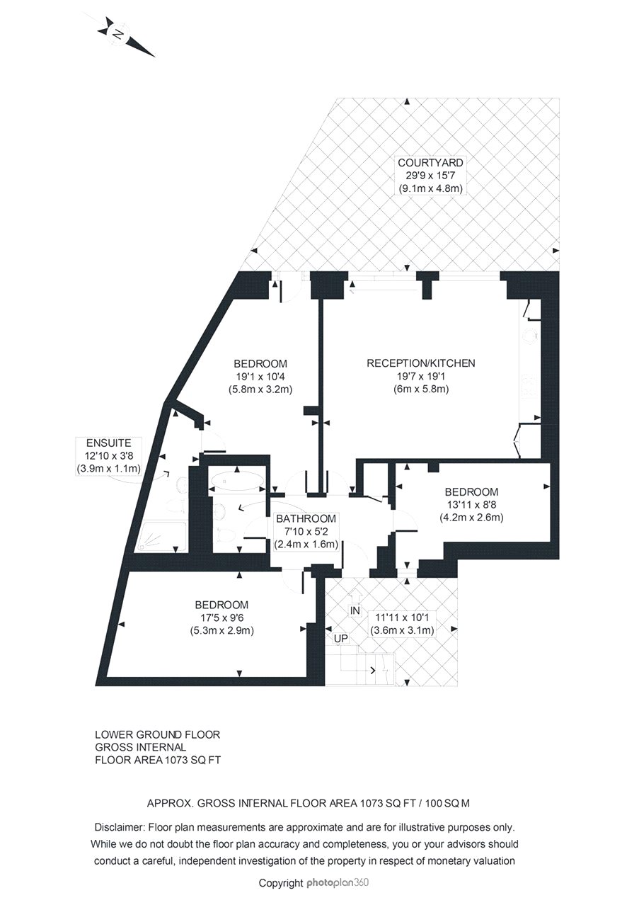 3 Bedrooms Flat to rent in Rathcoole Gardens, Crouch End, London N8