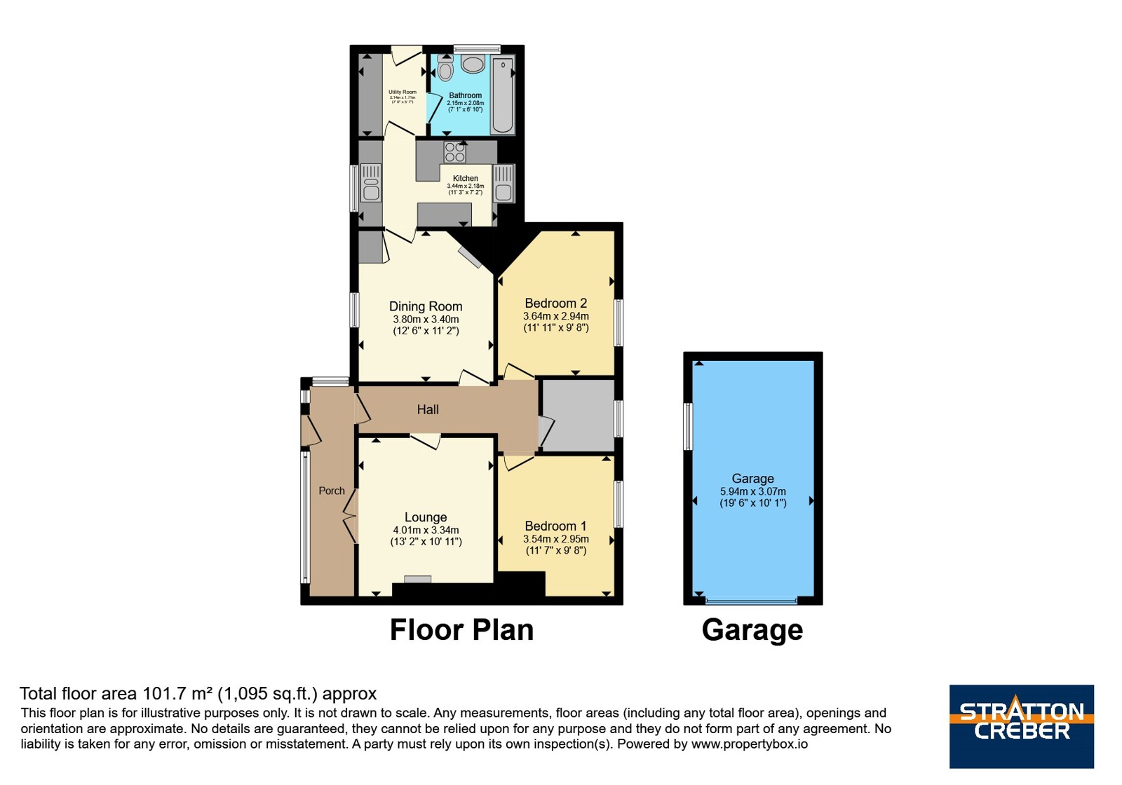 Ferndale,, Tremar, Cornwall floorplan