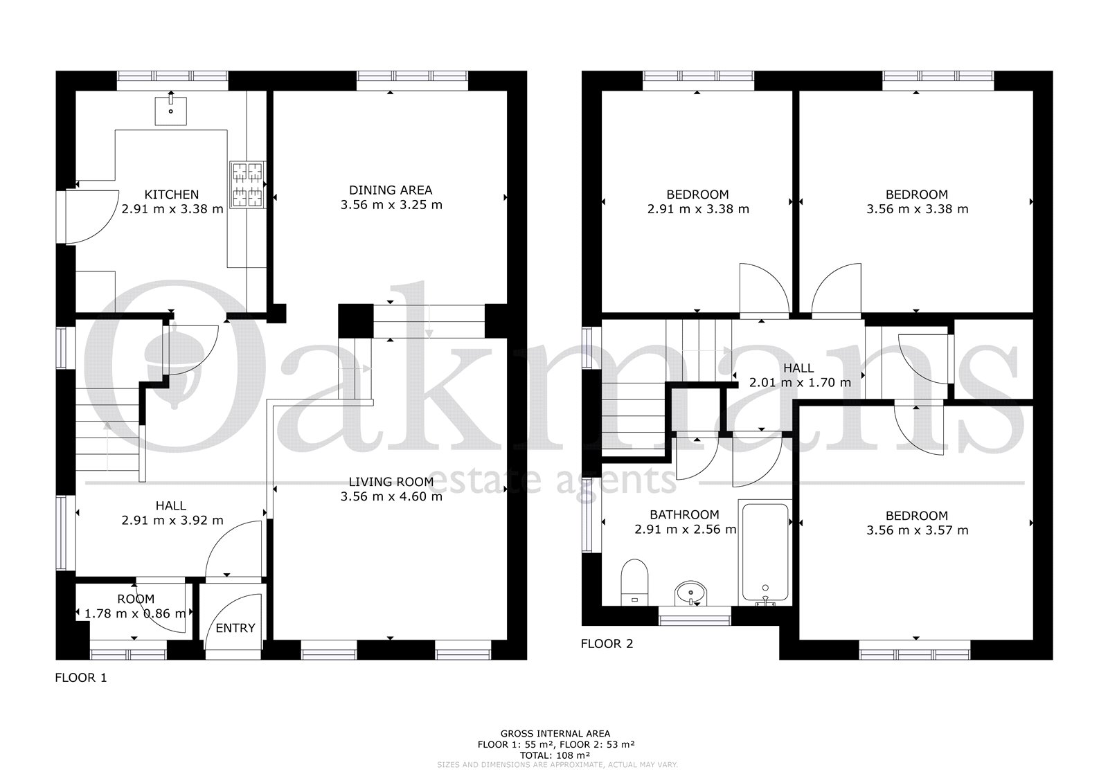 1 BATCH COTTAGES, KIDDERMINSTER floorplan