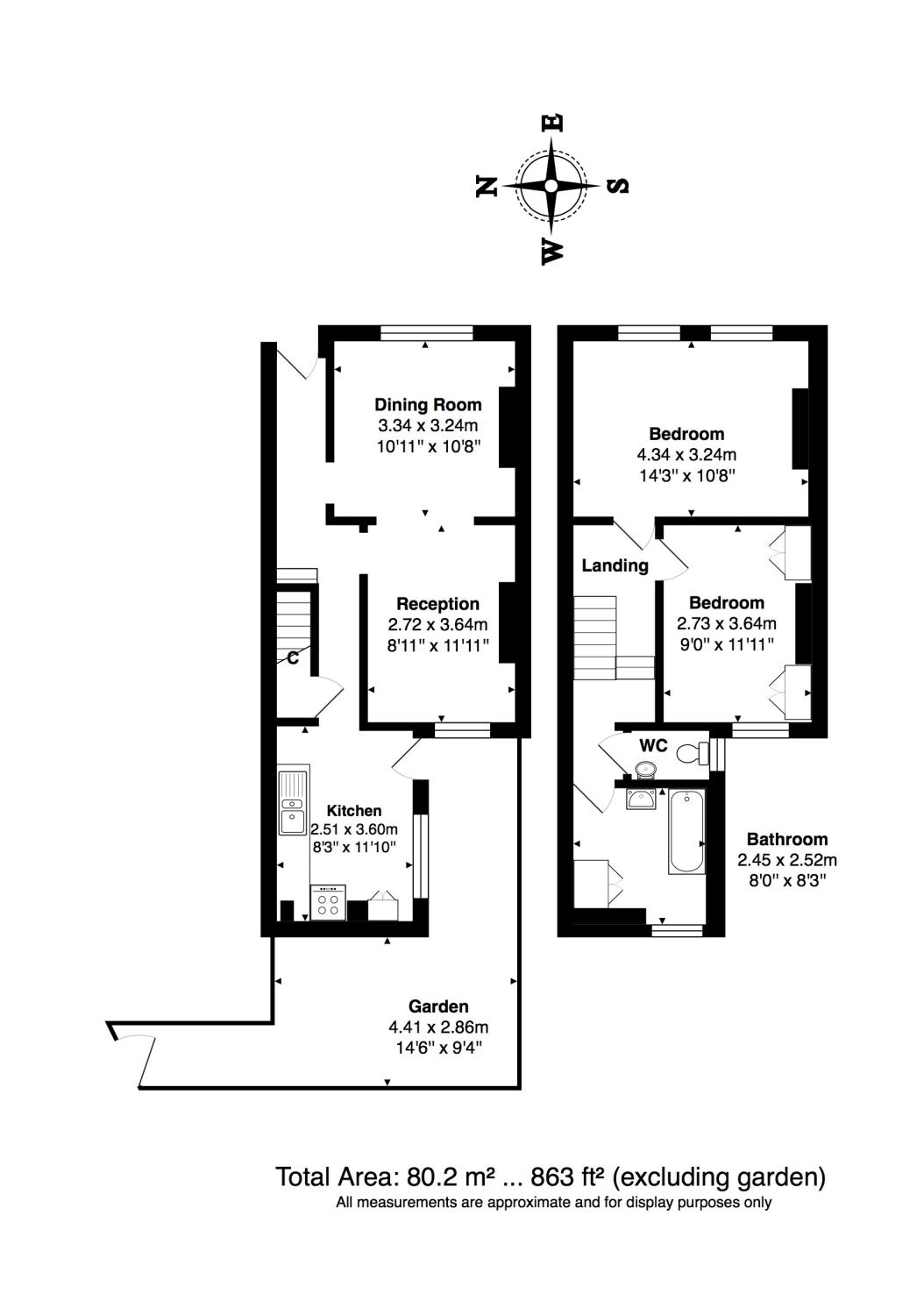 165, Fifth Avenue, London floorplan