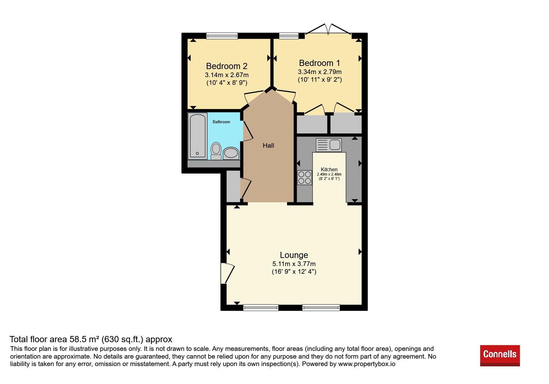3, St James Place, Cannock floorplan