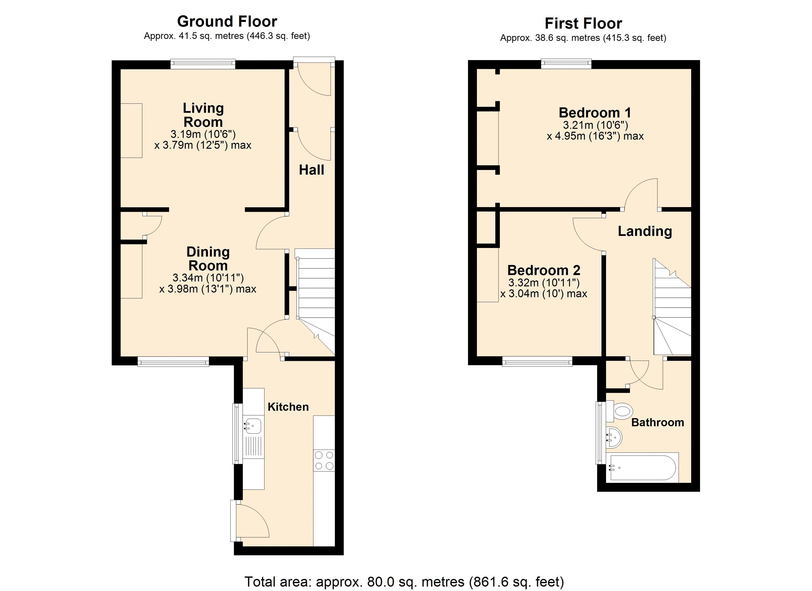 6, Litchfield Street, Blaydon floorplan