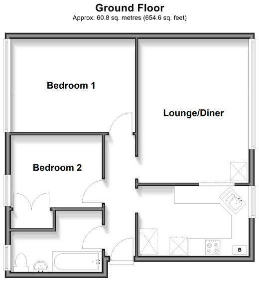 Succombs Hill, Warlingham floorplan