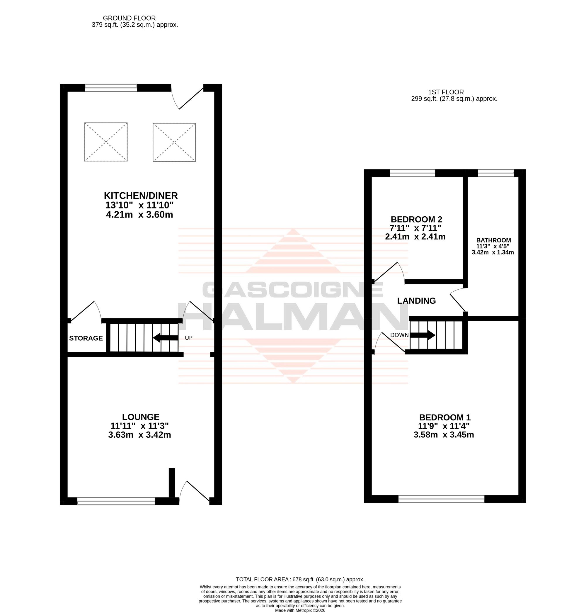 5 Dudley Road, Sale floorplan