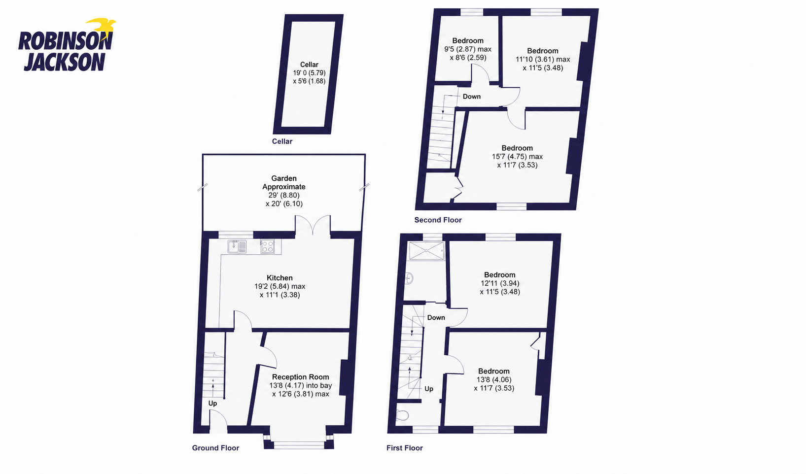 4, Wood Vale, London floorplan