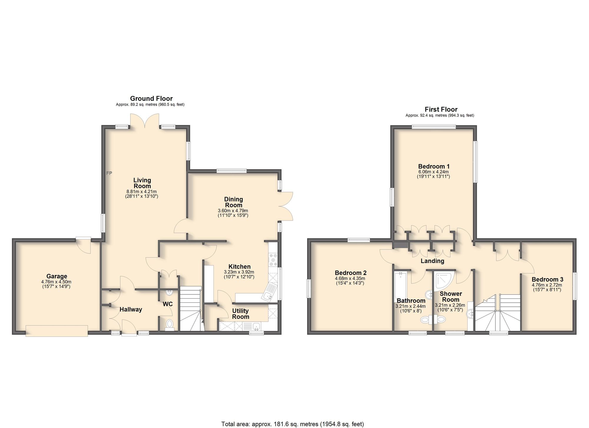 Hardmeadow Cottage, Hardmeadow Lane, Chesterfield floorplan
