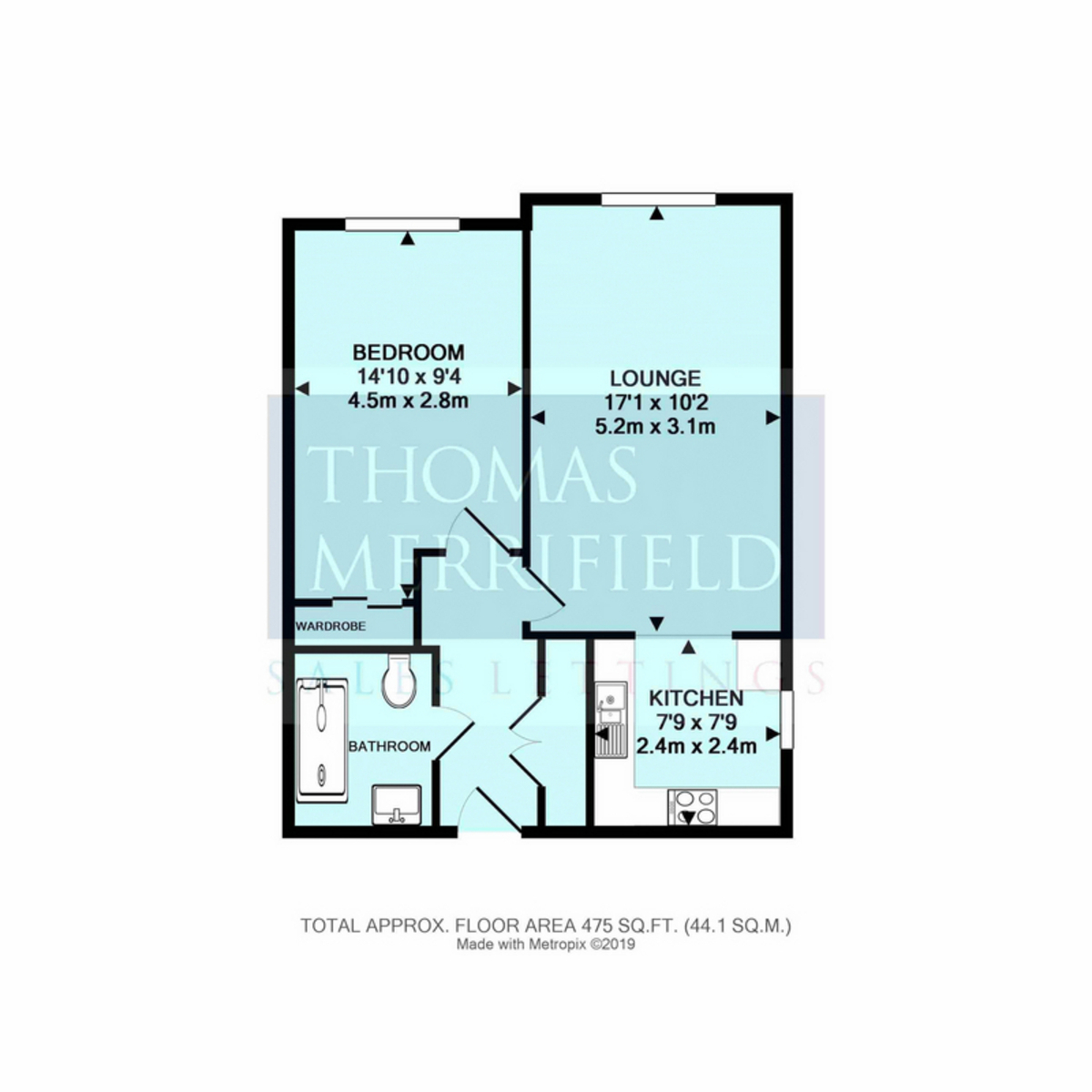 159 Marlborough Court, Fairacres Road, Didcot floorplan
