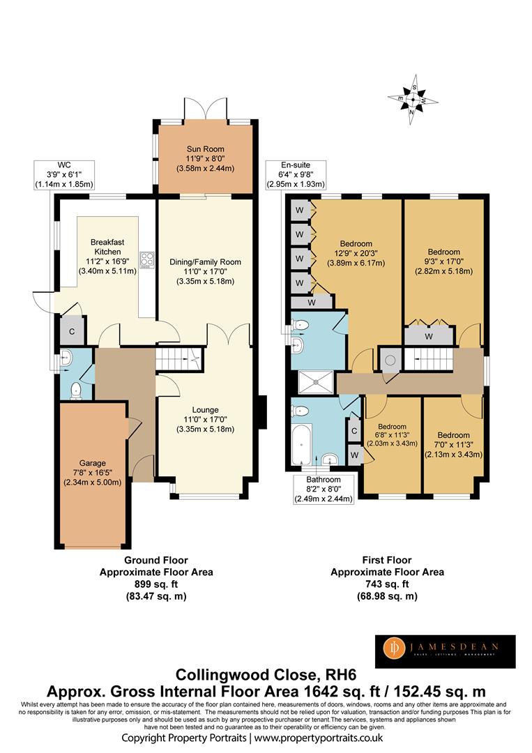 6, Collingwood Close, Horley floorplan