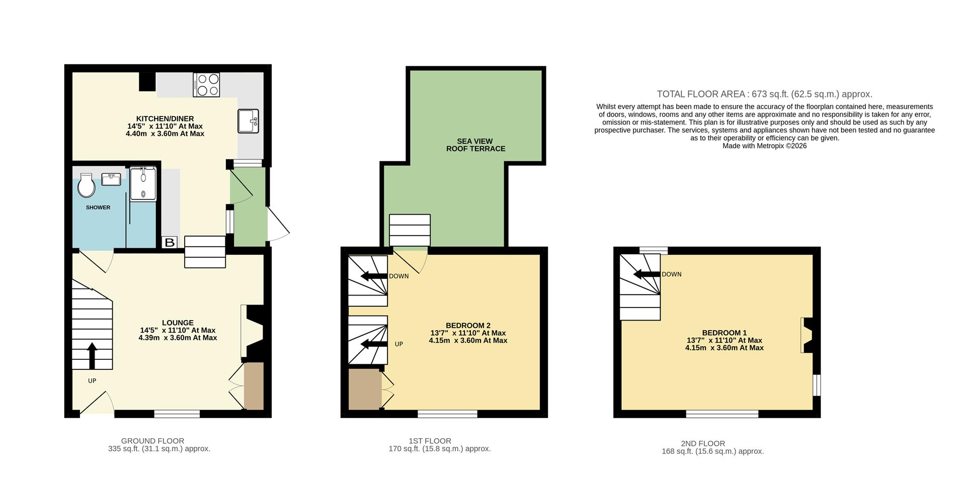 Lantern Cottage, 9, St. Peters Hill, Brixham floorplan