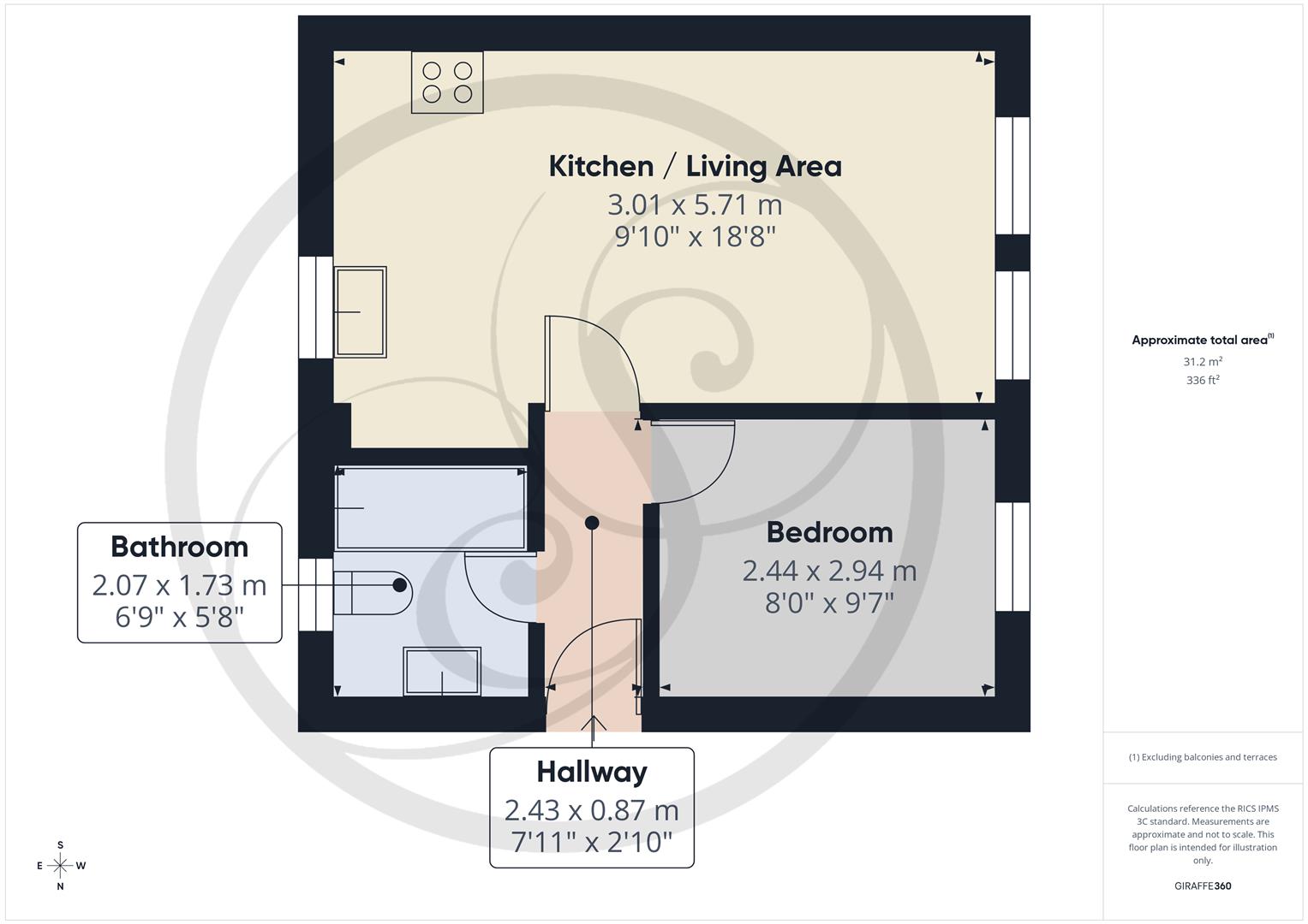 Flat 17, Mandela Court, Sholebroke Avenue, Leeds floorplan