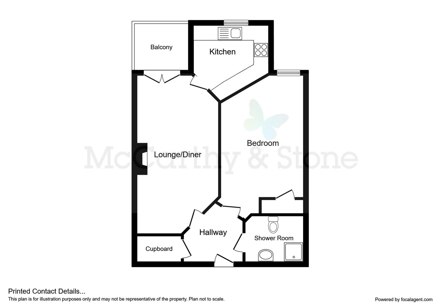 47 Deans Park Court, Kingsway, Stafford floorplan