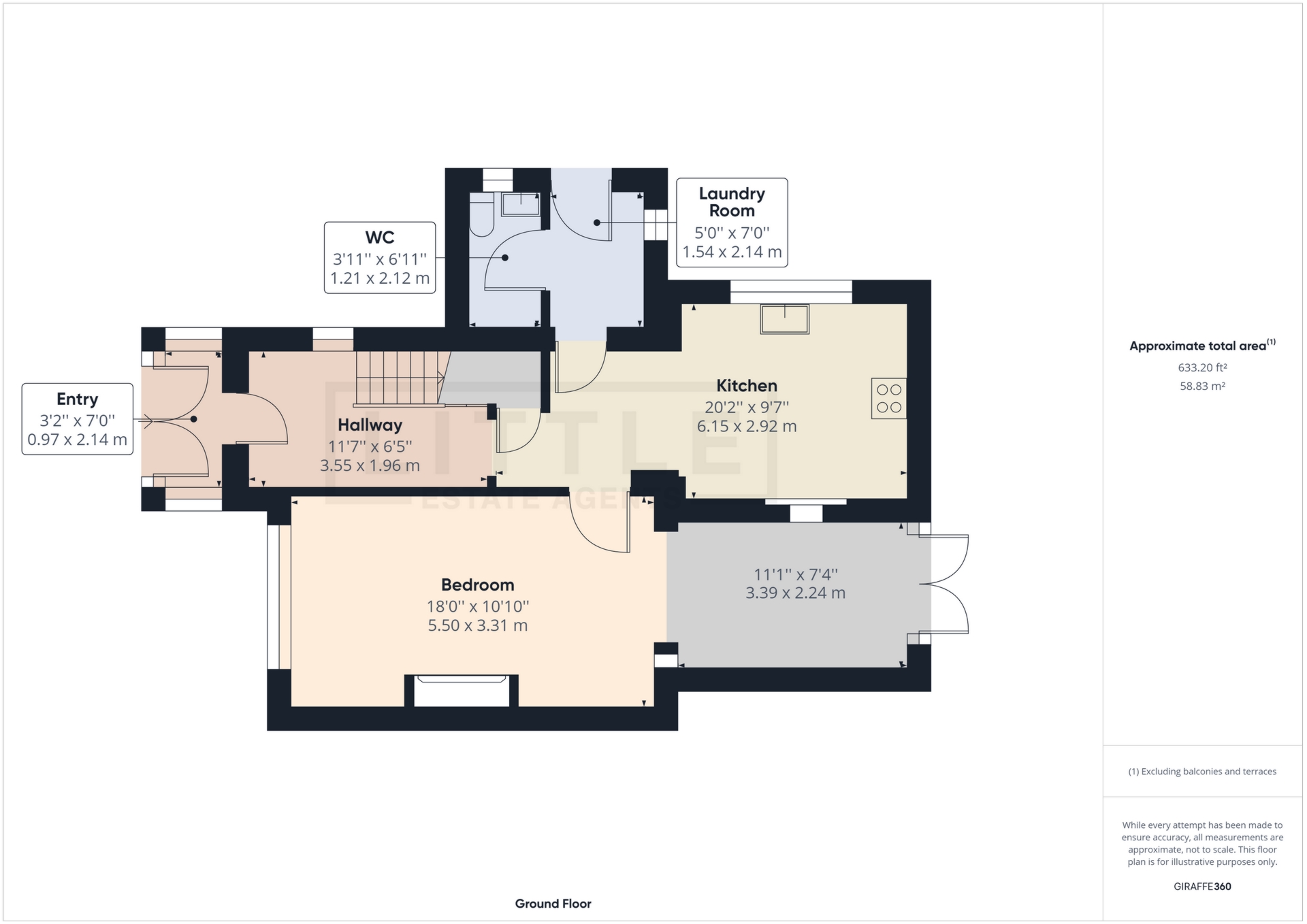 121, Shaw Lane, Prescot floorplan