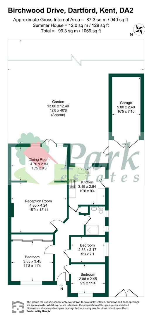 45, Birchwood Drive, Wilmington floorplan