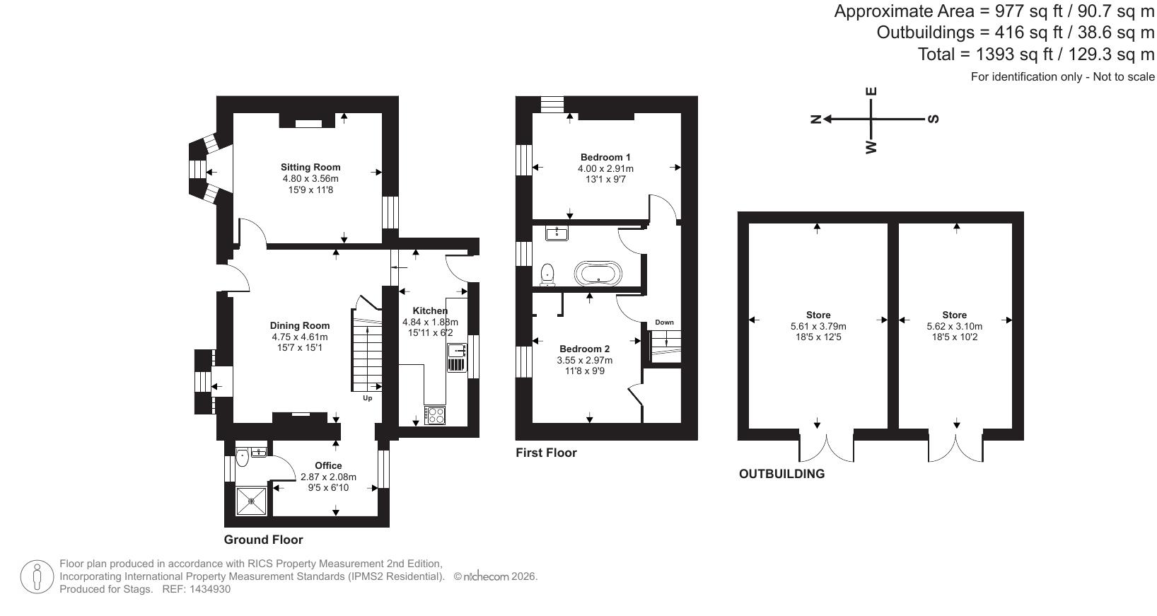 The Gatehouse Cottage, Dorchester Road, Dorchester floorplan