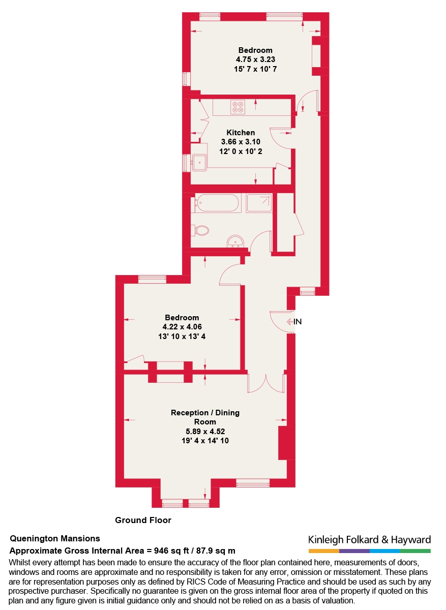 Rostrevor Road, London floorplan