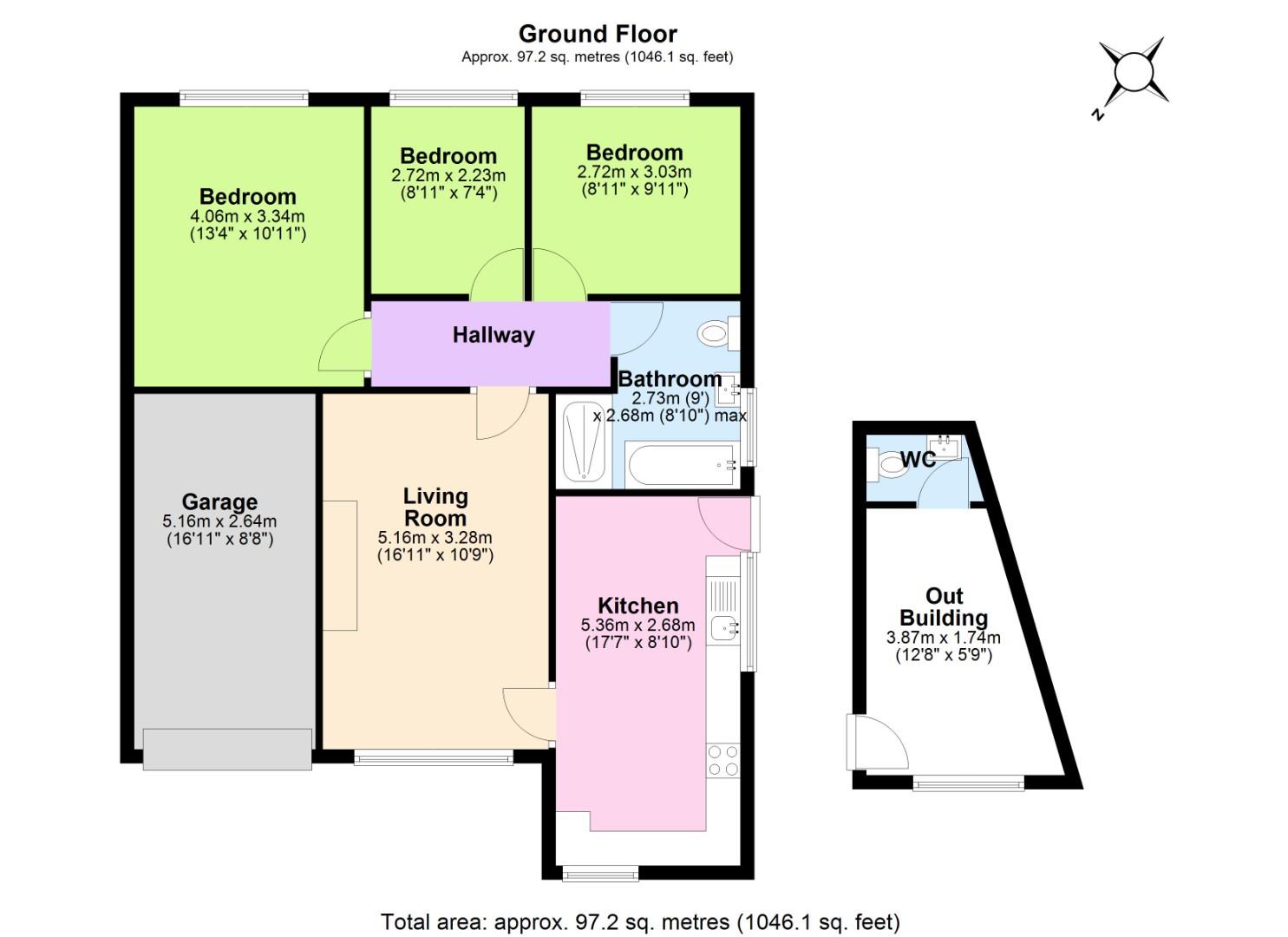 39, Lowlands Drive, Keyworth floorplan