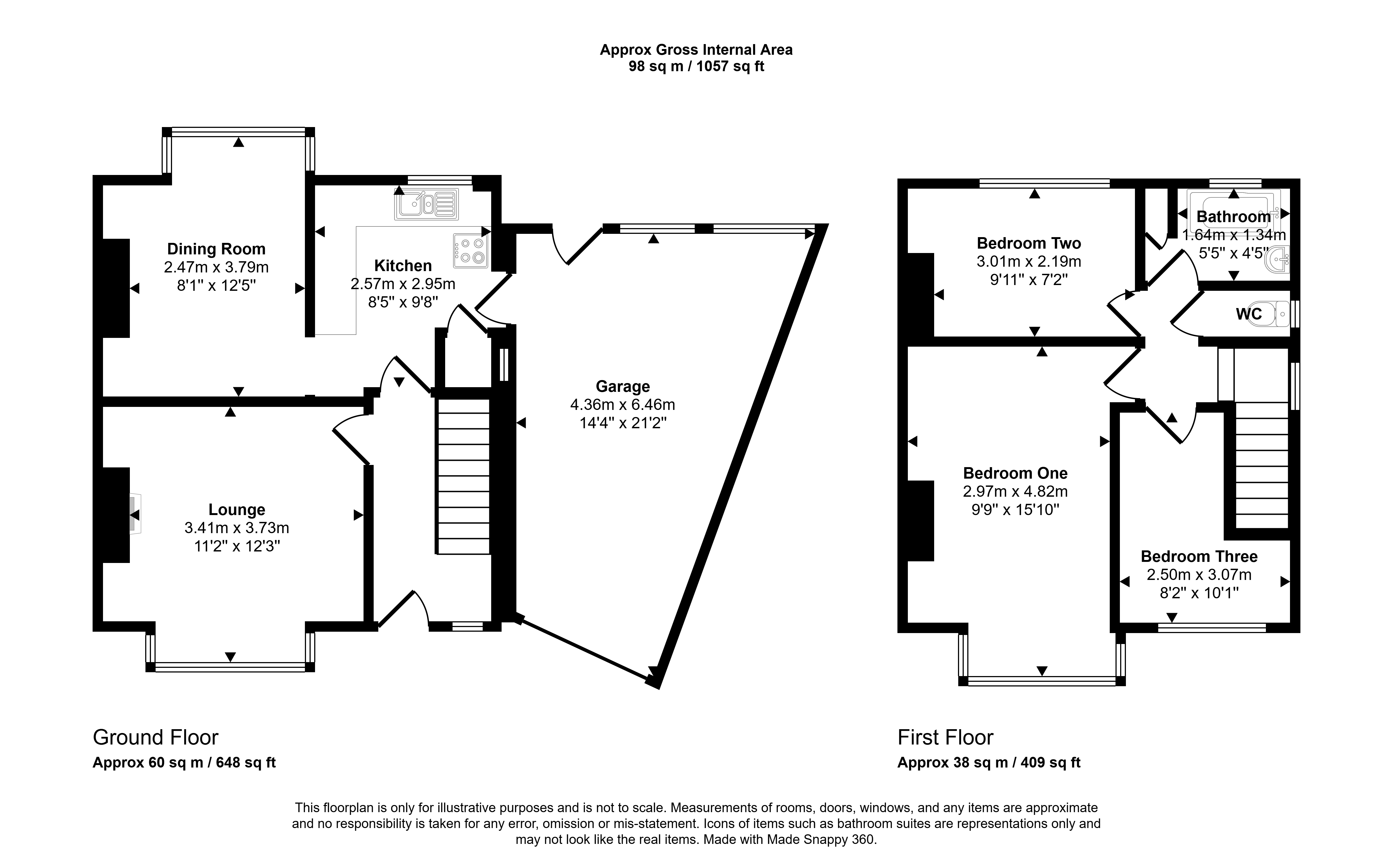 69, Bretton Gardens, Newcastle upon Tyne floorplan