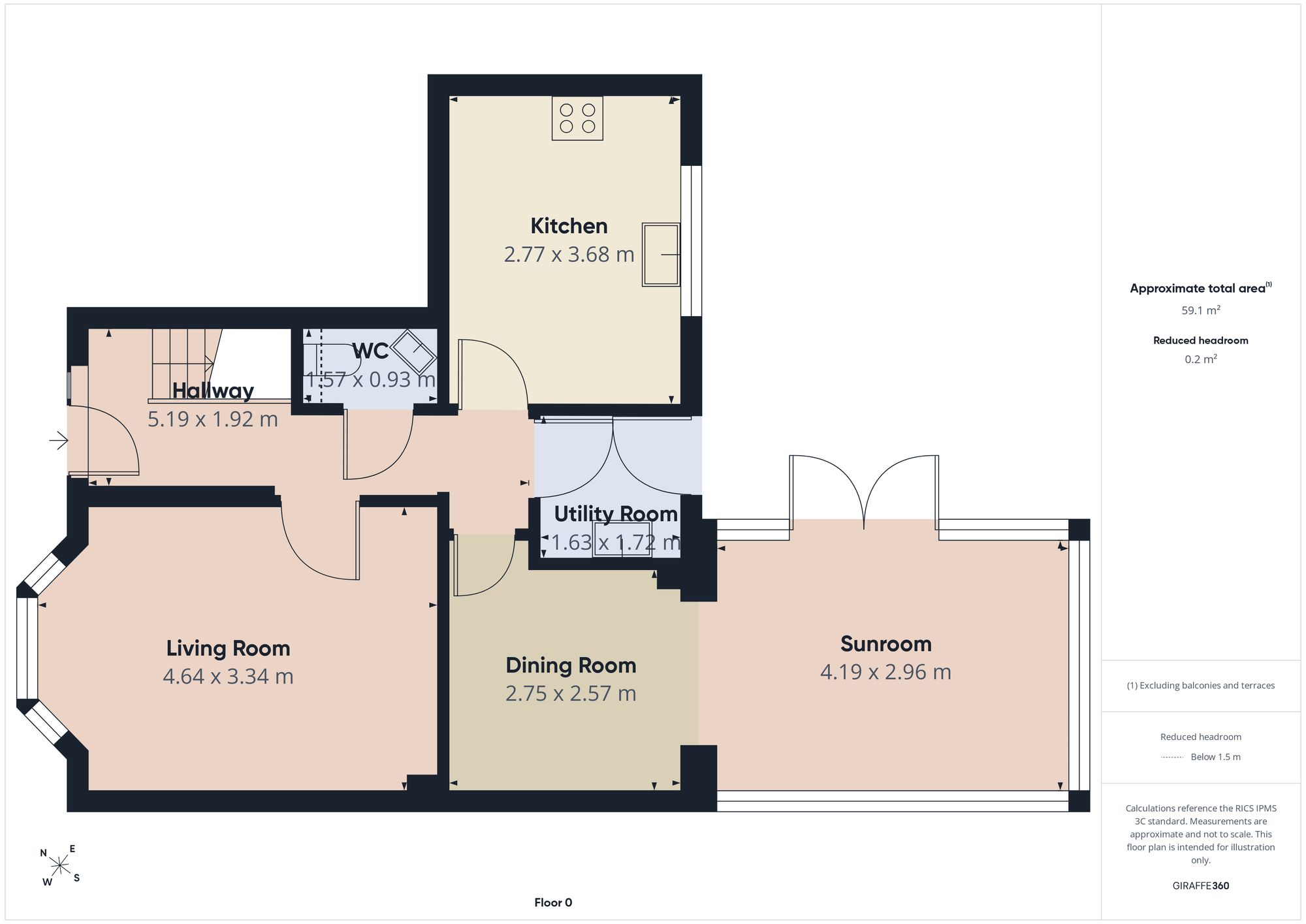 75 Cedar Drive, Jarrow floorplan
