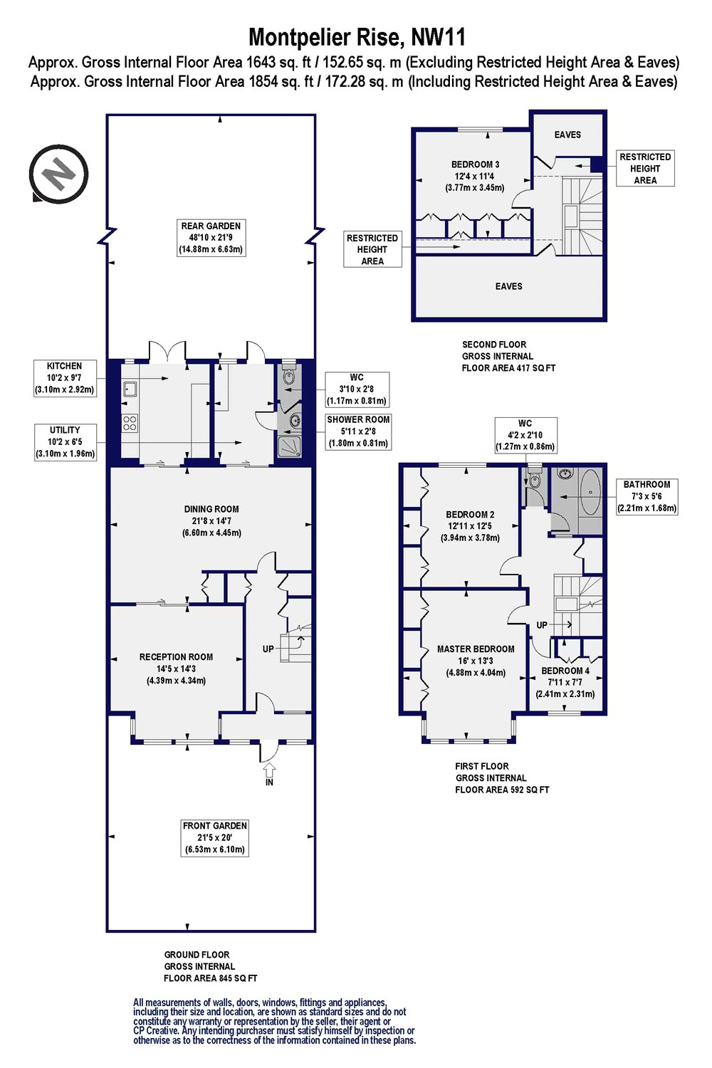 28, Montpelier Rise, London floorplan