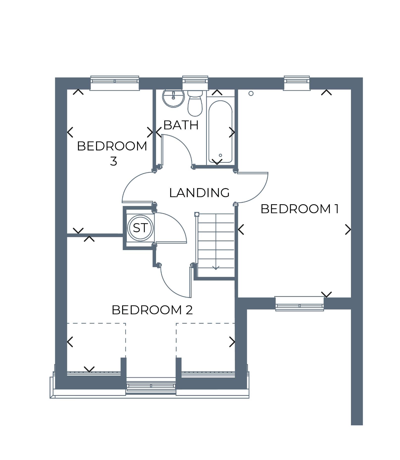 050, Station Road, Sutterton floorplan