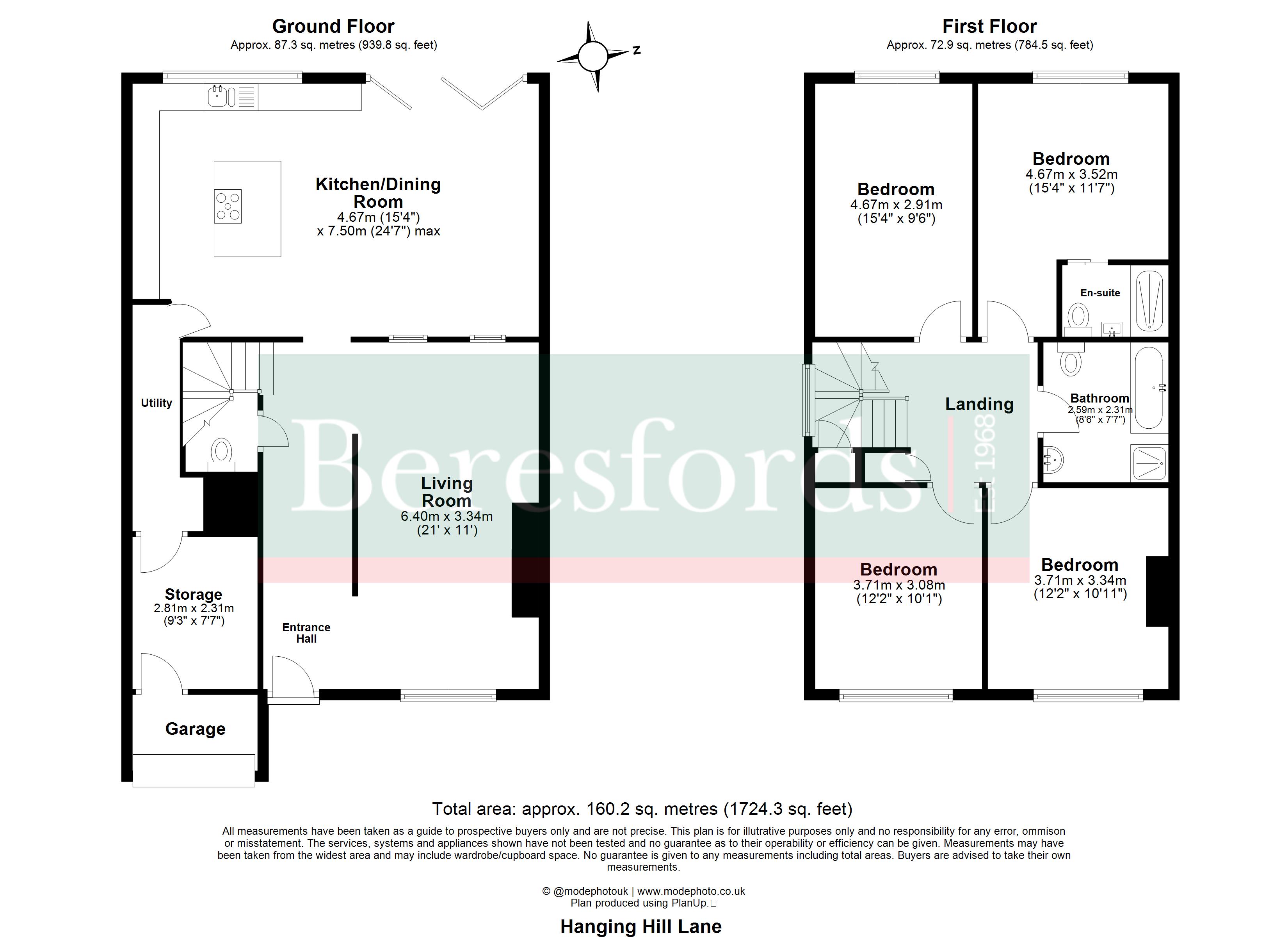 40, Hanging Hill Lane, Brentwood floorplan