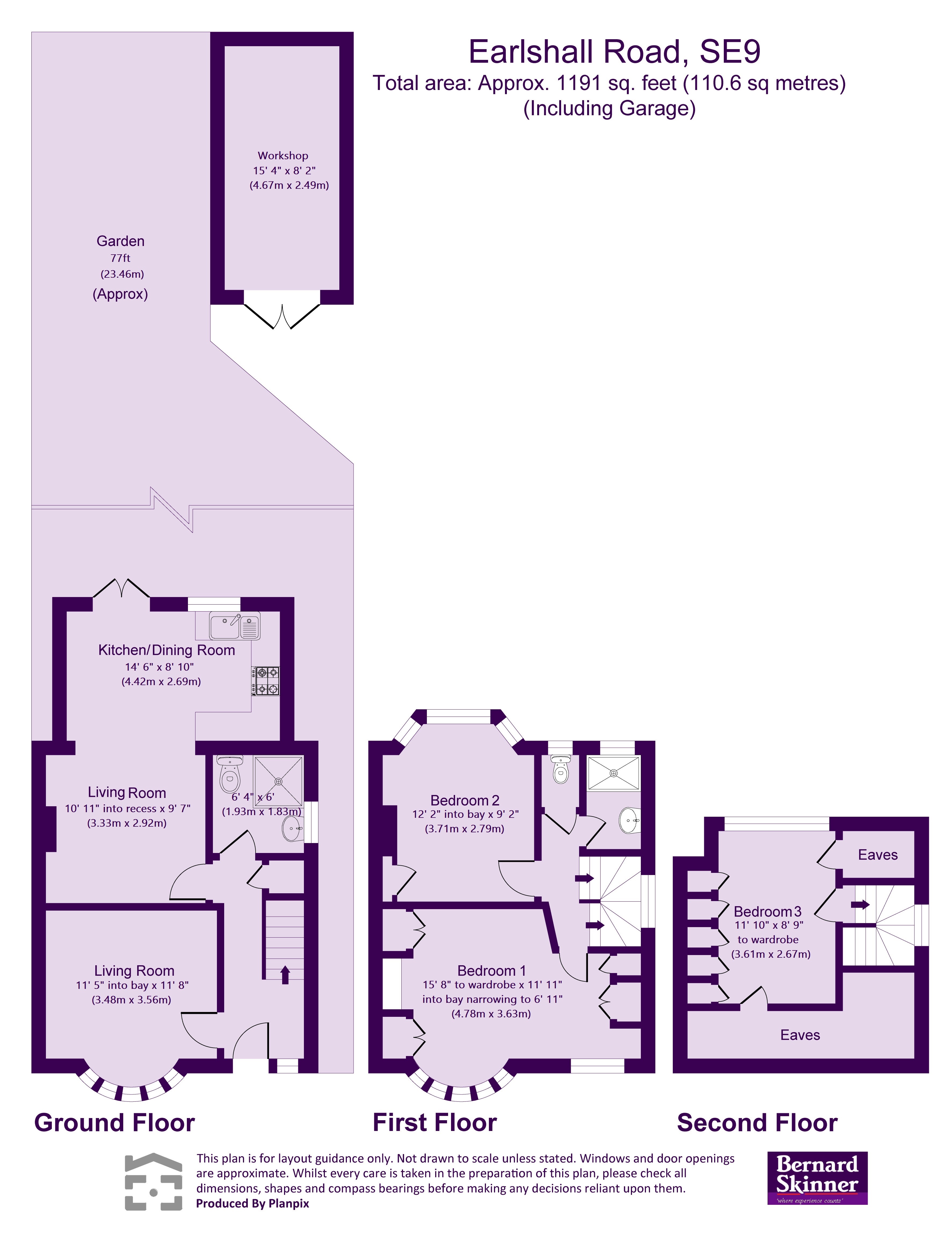 122, Earlshall Road, Eltham floorplan