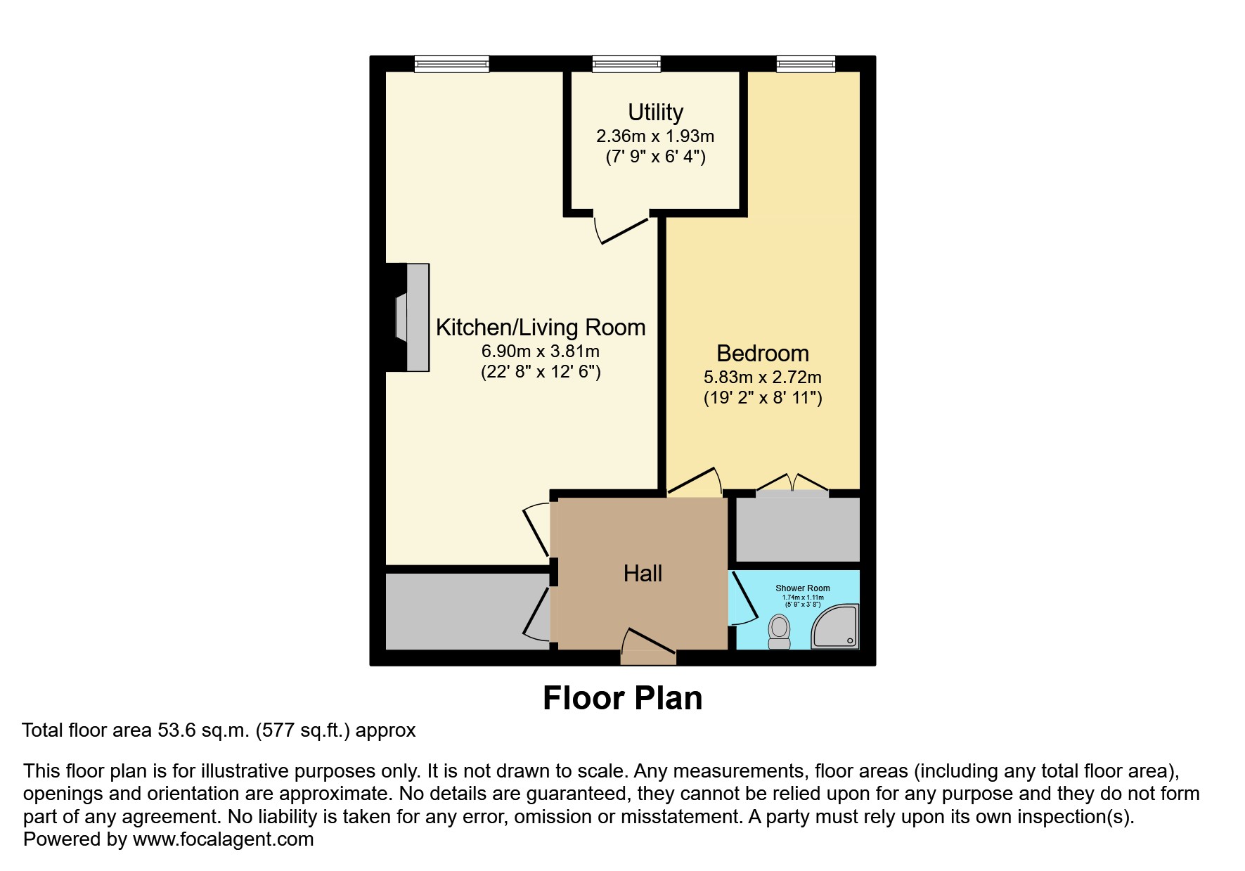 43, Farthings Court, Bridgnorth floorplan