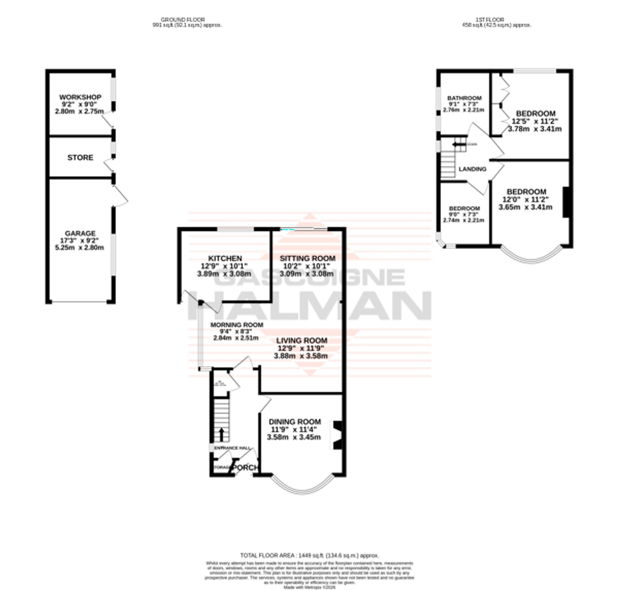 13 Briarlands Avenue, Sale floorplan