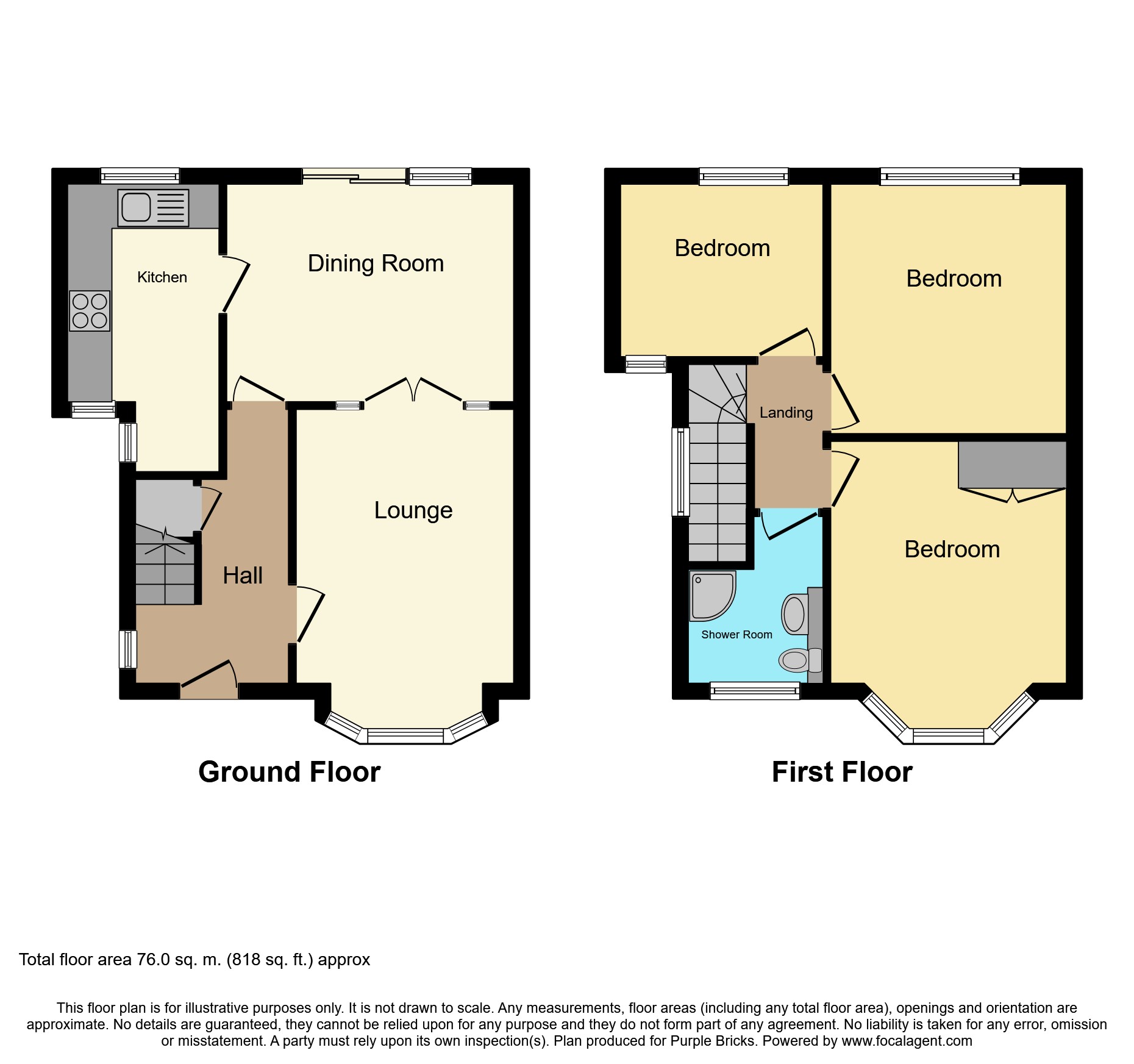 3 Bedrooms Semi-detached house for sale in Hoads Wood Road, Hastings TN34