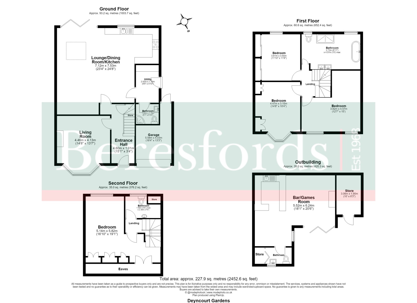 78, Deyncourt Gardens, Upminster floorplan