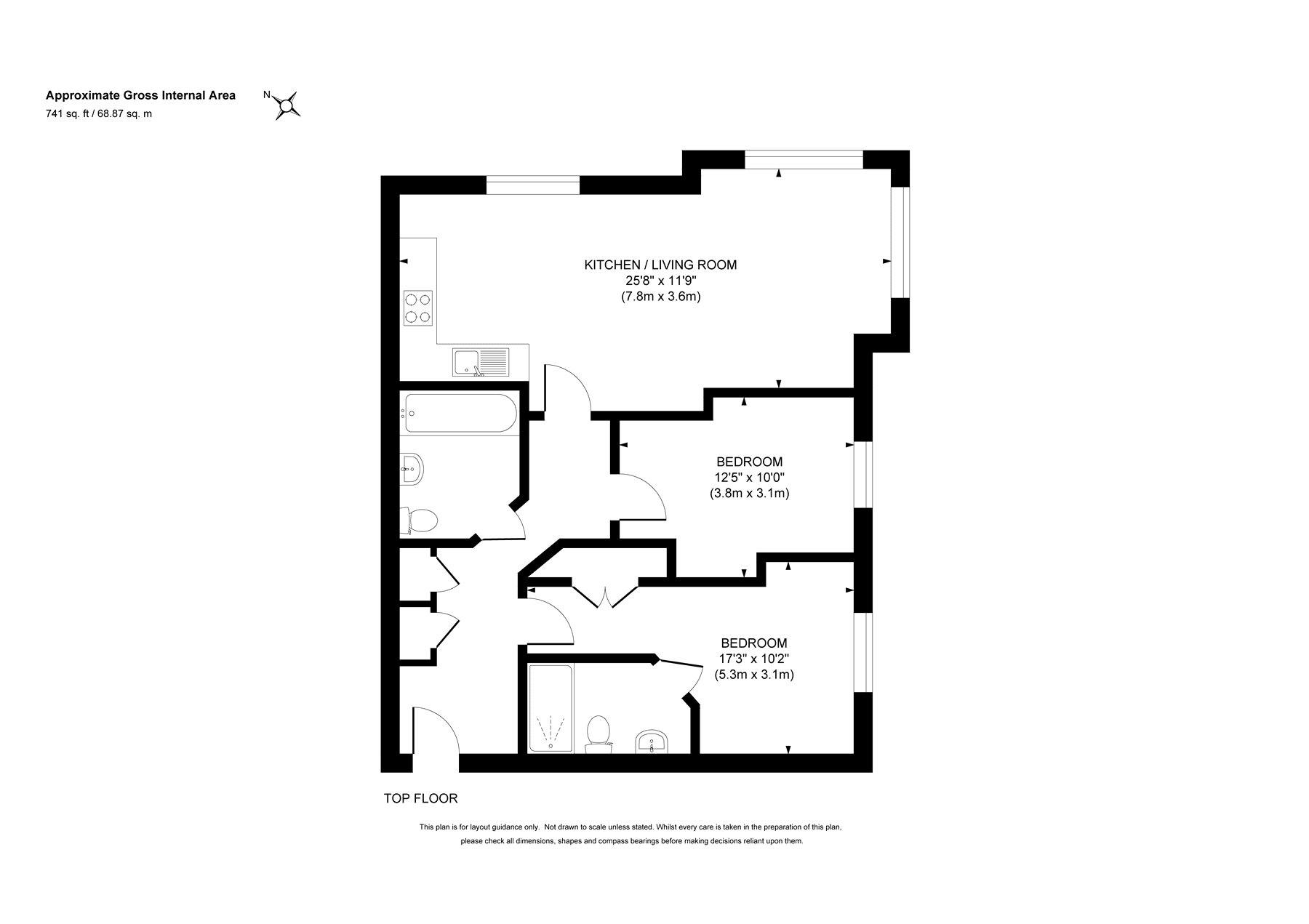 45, Howard Court, Knaphill floorplan